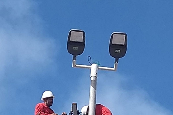 LED Street Light Project In Brazil Projek Lampu Jalan LED Di Brazil