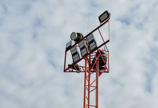 LED High Mast Light Standards Piawaian Lampu Tiang Tinggi LED