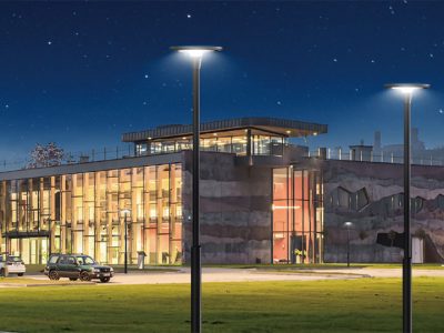 sarung lampu taman aluminium