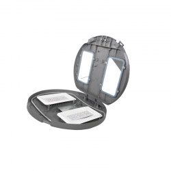 eki membawa lampu jalan